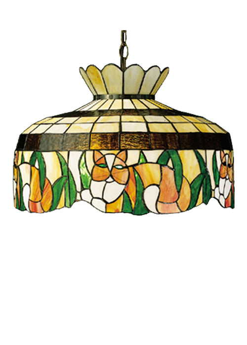 Meyda Tiffany 26578 One Light Pendant, Mahogany Bronze