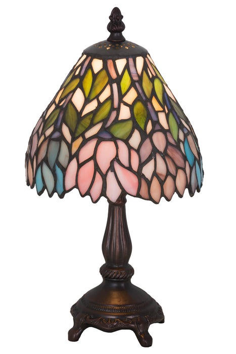 Meyda Tiffany 27294 One Light Mini Lamp, Mahogany Bronze