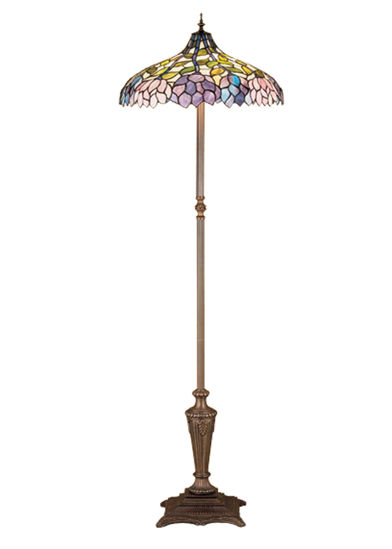 Meyda Tiffany 30451 Floor Lamp, Antique Nickel