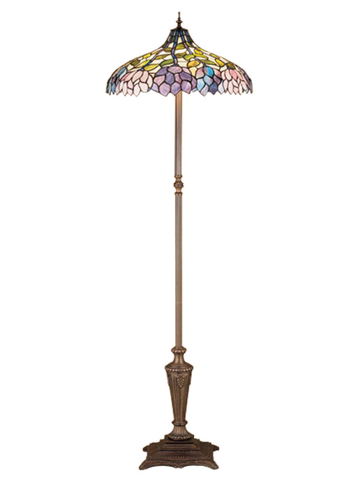 Meyda Tiffany 30451 Floor Lamp, Antique Nickel