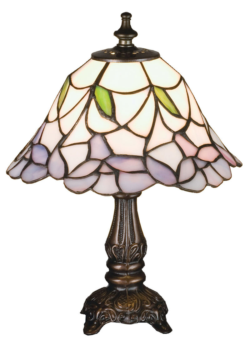 Meyda Tiffany 31194 One Light Mini Lamp, Ca Purple
