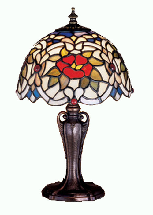 Meyda Tiffany 30313 One Light Mini Lamp, Antique Copper