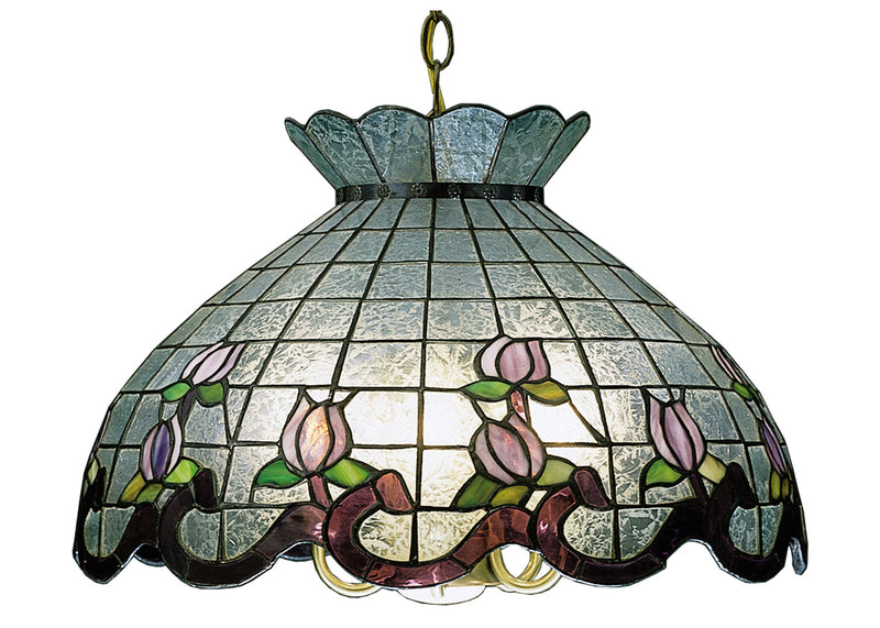 Meyda Tiffany 31208 Six Light Pendant, Zaz Purple Pink