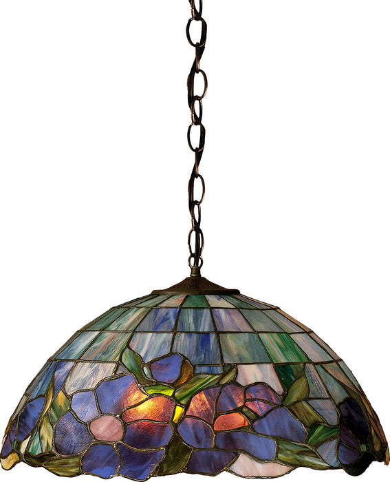 Meyda Tiffany 31214 One Light Pendant, Antique Copper