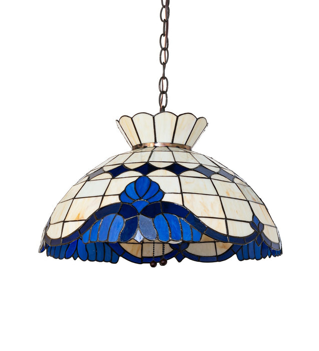Meyda Tiffany 31202 Three Light Pendant, Antique Copper