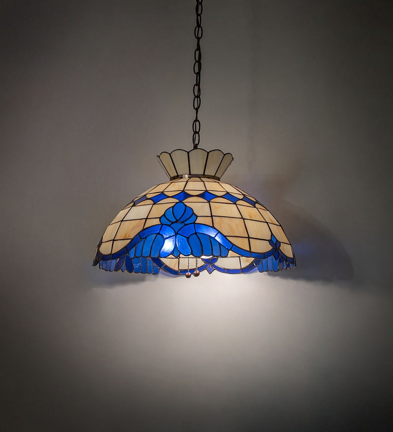 Meyda Tiffany 31202 Three Light Pendant, Antique Copper