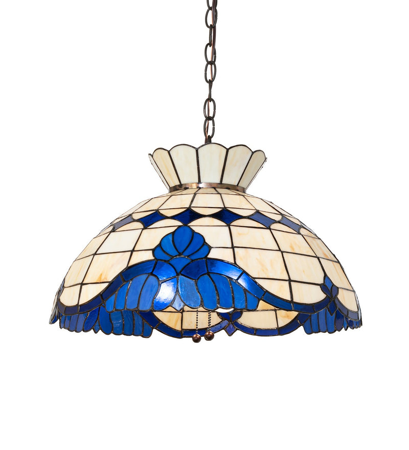 Meyda Tiffany 31202 Three Light Pendant, Antique Copper