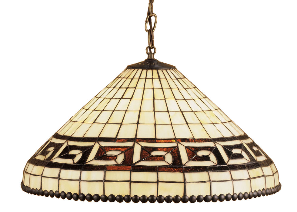 Meyda Tiffany 36935 Three Light Pendant, Beige Xag