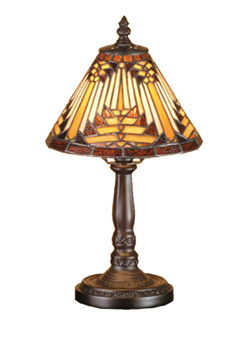 Meyda Tiffany 66223 One Light Mini Lamp, Timeless Bronze