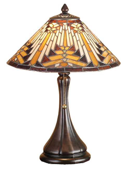 Meyda Tiffany 66225 One Light Accent Lamp, Antique Copper