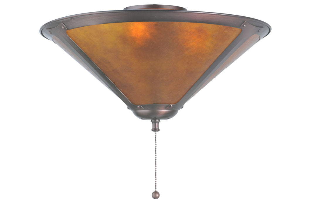 Meyda Tiffany 27434 Flushmount, Amber Mica