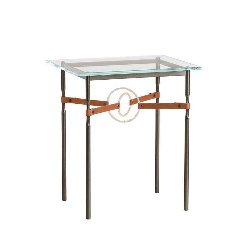 Hubbardton Forge 750116-14-84-LC-VA0717 Side Table, Oil Rubbed Bronze