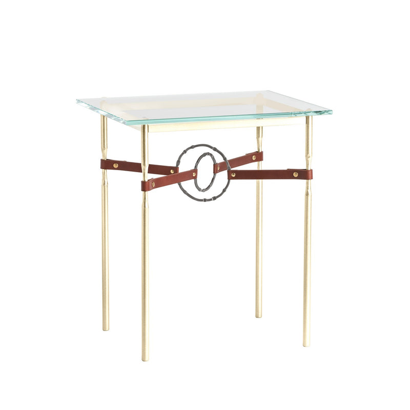 Hubbardton Forge 750116-86-07-LB-VA0717 Side Table, Modern Brass