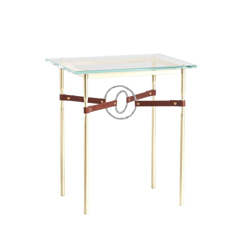 Hubbardton Forge 750116-86-82-LB-VA0717 Side Table, Modern Brass