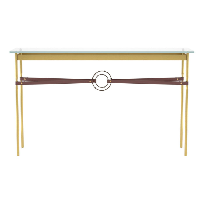 Hubbardton Forge 750118-86-05-LB-VA0714 Console Table, Modern Brass