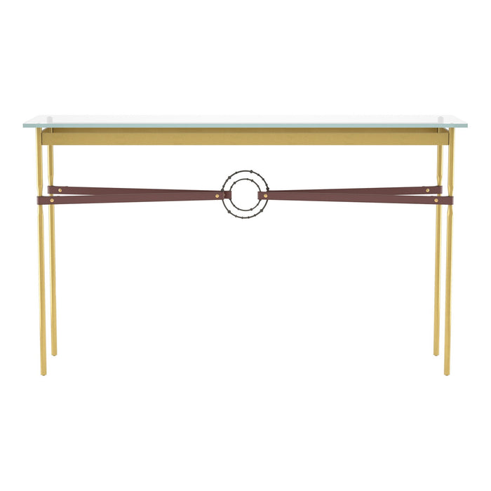 Hubbardton Forge 750118-86-07-LB-VA0714 Console Table, Modern Brass