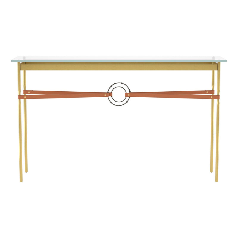 Hubbardton Forge 750118-86-07-LC-VA0714 Console Table, Modern Brass