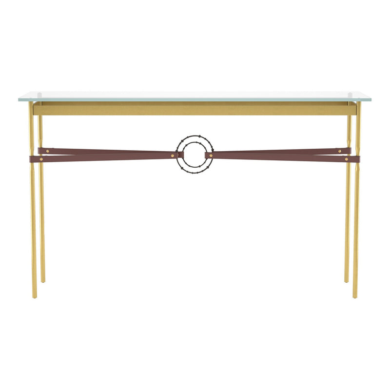 Hubbardton Forge 750118-86-14-LB-VA0714 Console Table, Modern Brass
