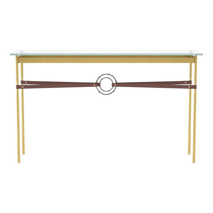 Hubbardton Forge 750118-86-20-LB-VA0714 Console Table, Modern Brass