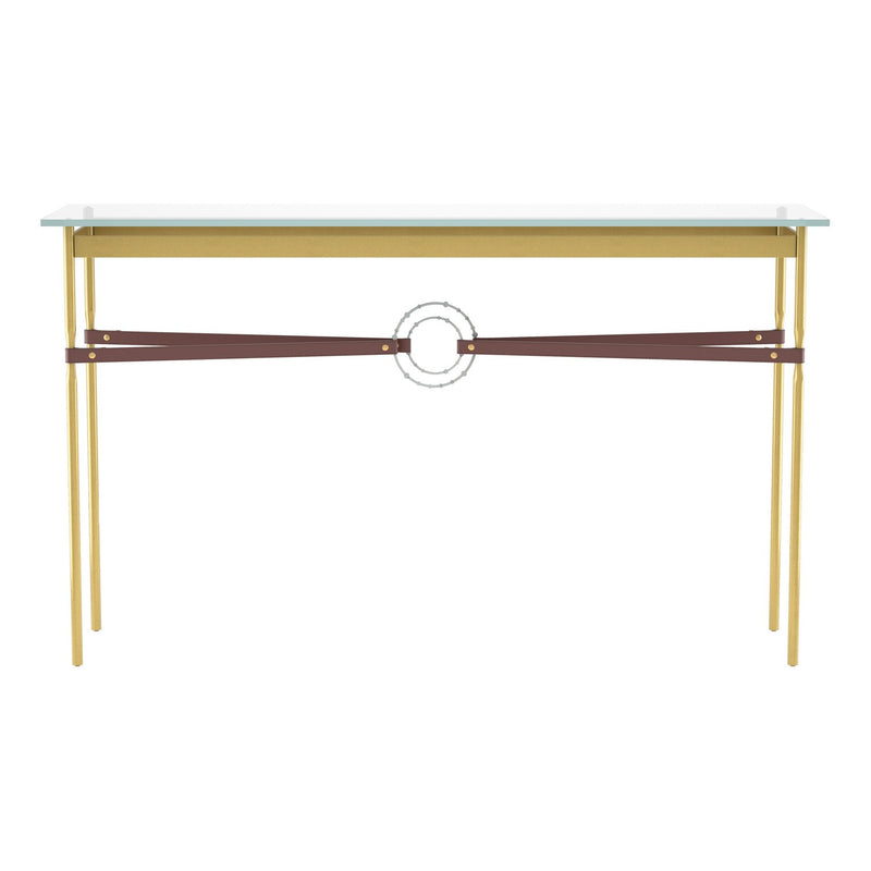 Hubbardton Forge 750118-86-82-LB-VA0714 Console Table, Modern Brass