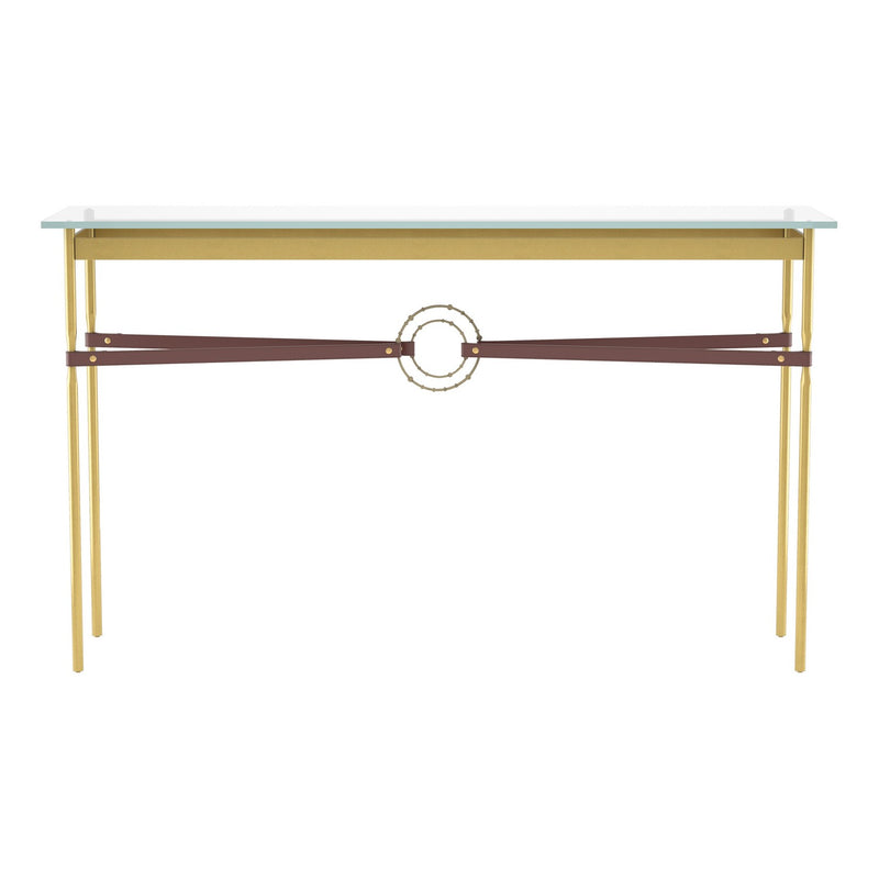 Hubbardton Forge 750118-86-84-LB-VA0714 Console Table, Modern Brass