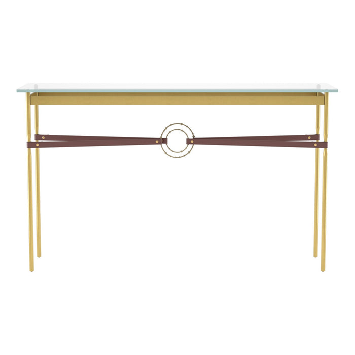 Hubbardton Forge 750118-86-84-LB-VA0714 Console Table, Modern Brass