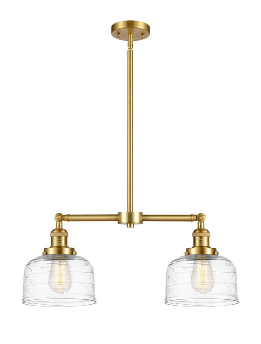 Innovations 209-SG-G713 Two Light Island Pendant, Satin Gold