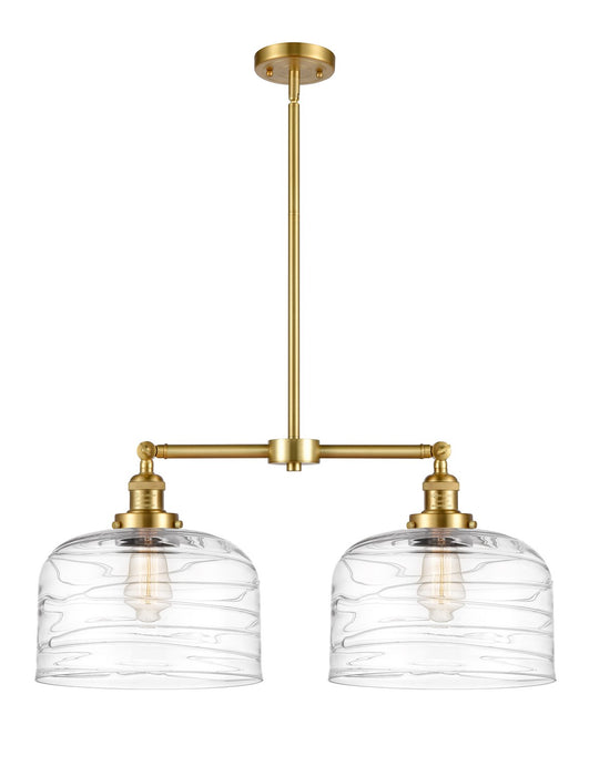 Innovations 209-SG-G713-L Two Light Island Pendant, Satin Gold