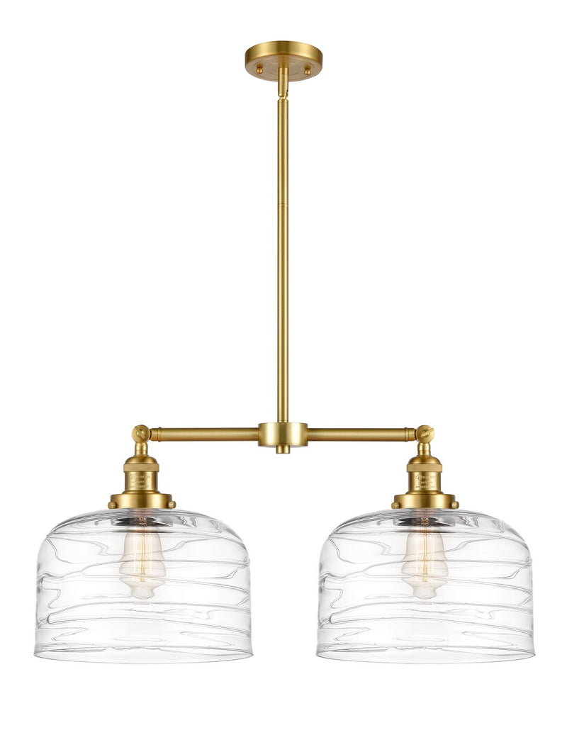 Innovations 209-SG-G713-L-LED LED Island Pendant, Satin Gold