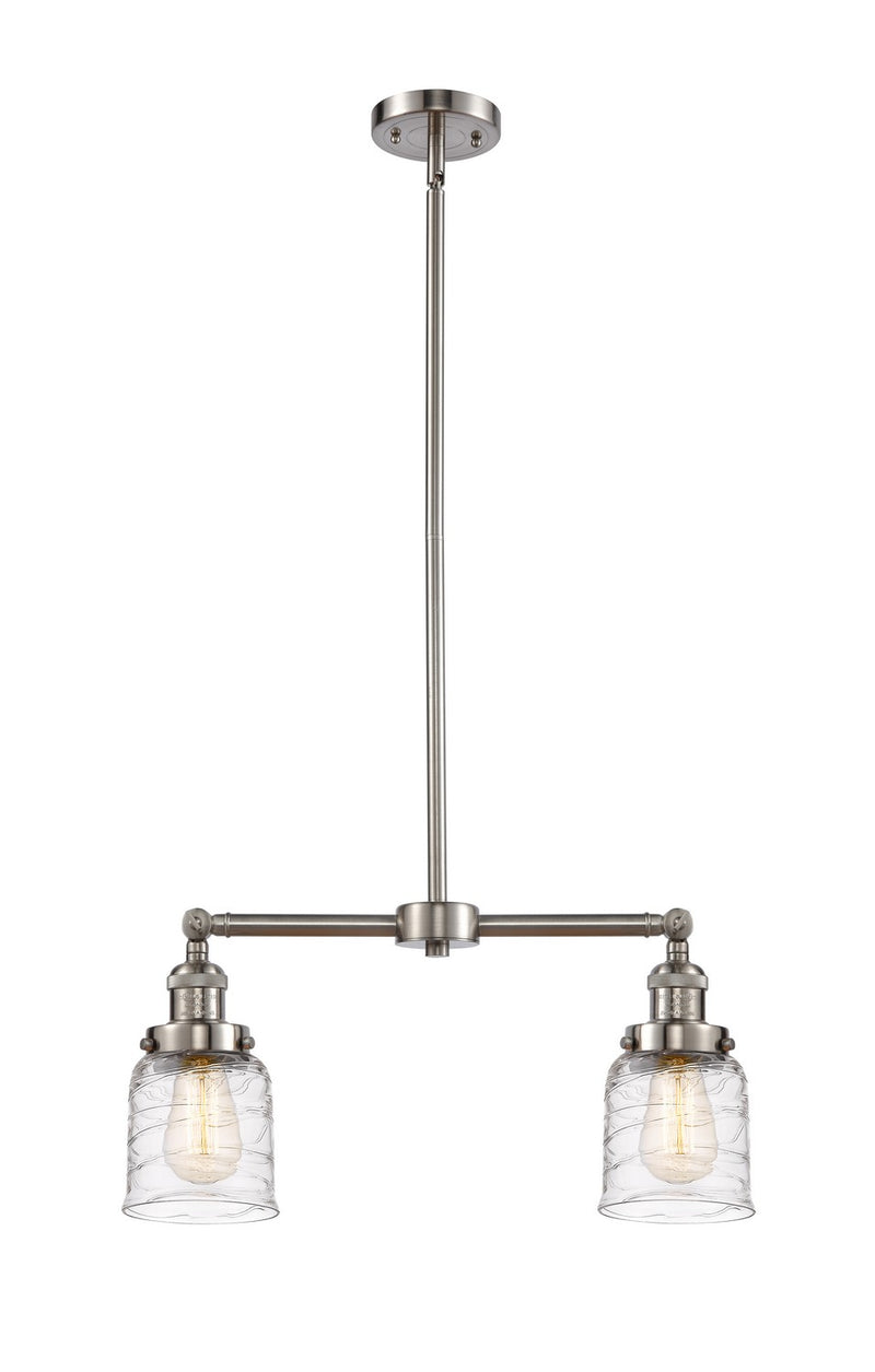 Innovations 209-SN-G513-LED LED Island Pendant, Brushed Satin Nickel