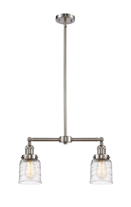 Innovations 209-SN-G513-LED LED Island Pendant, Brushed Satin Nickel
