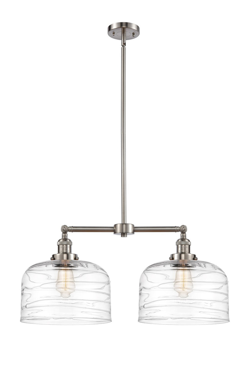 Innovations 209-SN-G713-L-LED LED Island Pendant, Brushed Satin Nickel