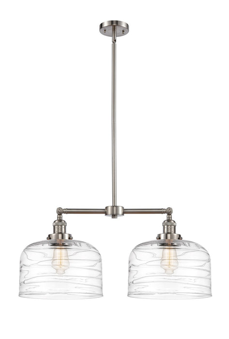 Innovations 209-SN-G713-L-LED LED Island Pendant, Brushed Satin Nickel