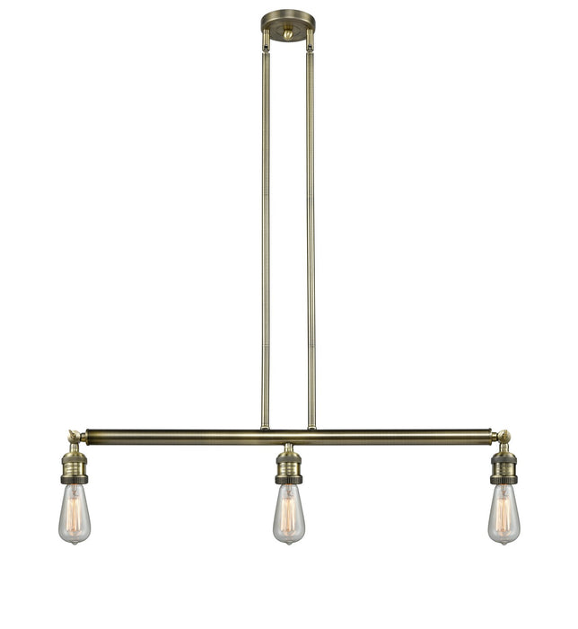 Innovations 213-AB-LED LED Island Pendant, Antique Brass