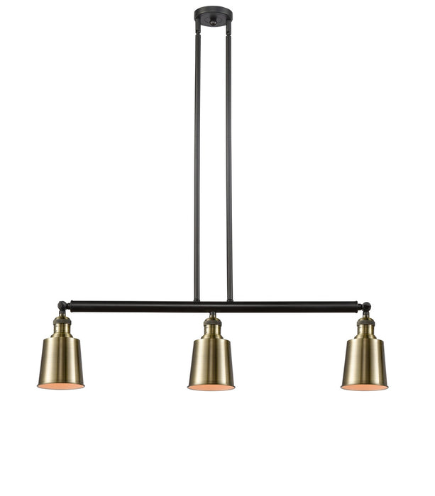 Innovations 213-BAB-M9-AB-LED LED Island Pendant, Black Antique Brass