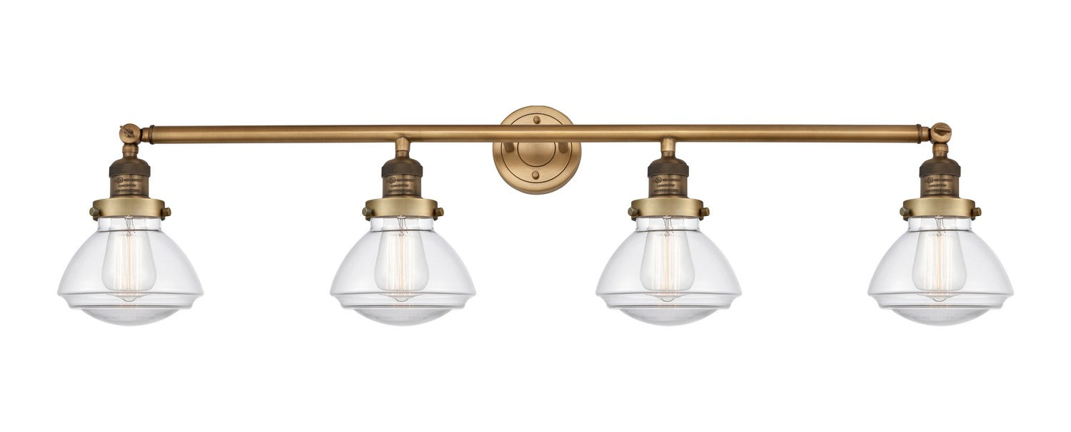 Innovations 215-BB-G322 Four Light Bath Vanity, Brushed Brass