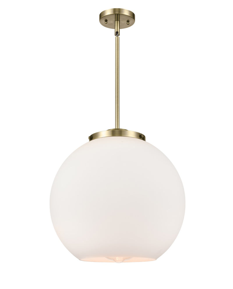 Innovations 221-1S-AB-G121-16-LED LED Pendant, Antique Brass
