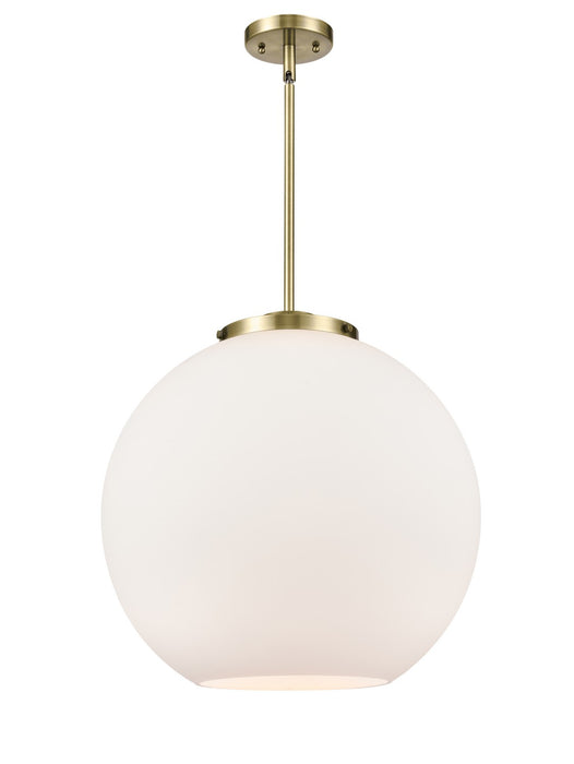 Innovations 221-1S-AB-G121-18-LED LED Pendant, Antique Brass