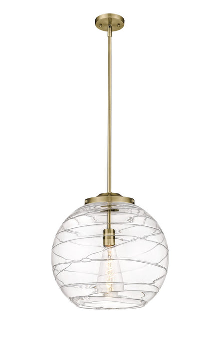 Innovations 221-1S-AB-G1213-16 One Light Pendant, Antique Brass