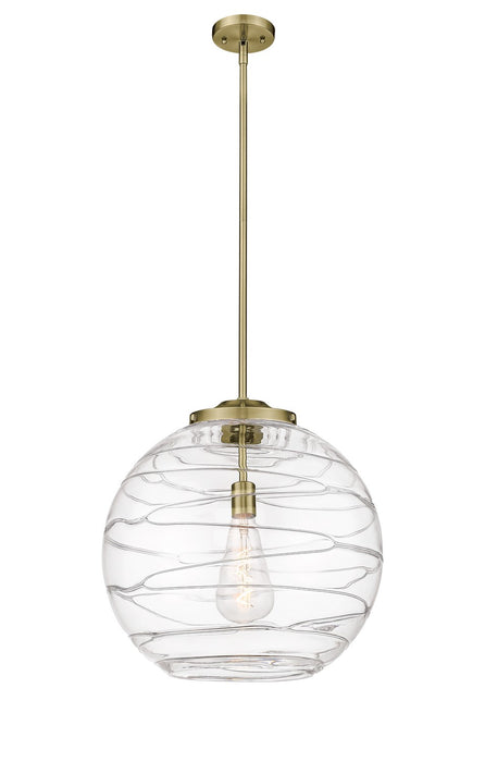 Innovations 221-1S-AB-G1213-18 One Light Pendant, Antique Brass