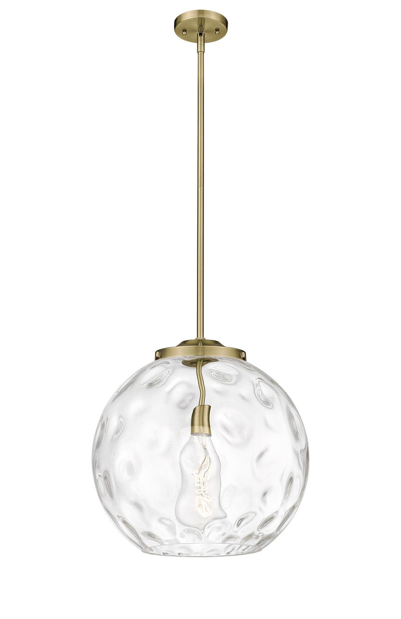 Innovations 221-1S-AB-G1215-16 One Light Pendant, Antique Brass