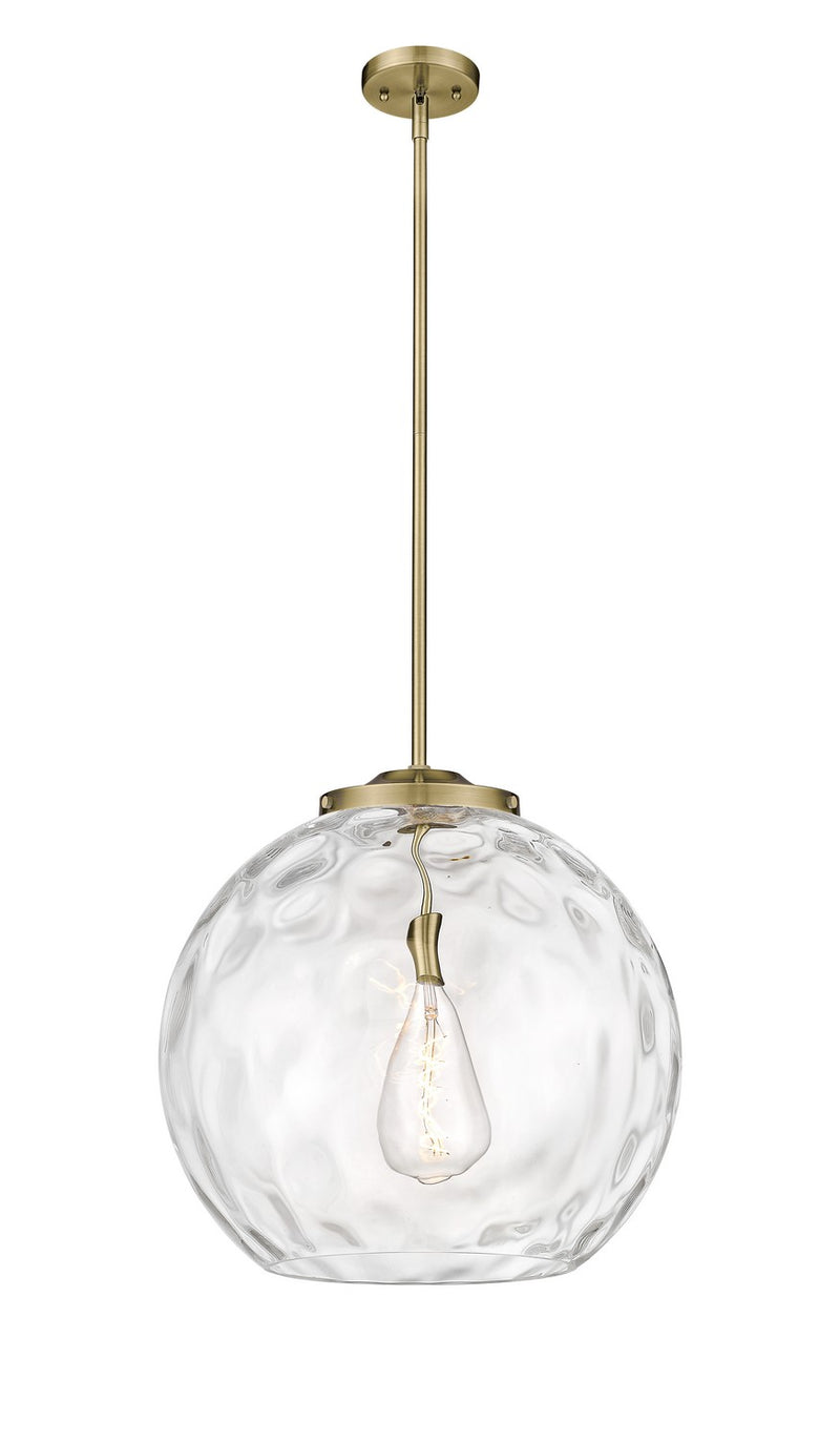 Innovations 221-1S-AB-G1215-18 One Light Pendant, Antique Brass