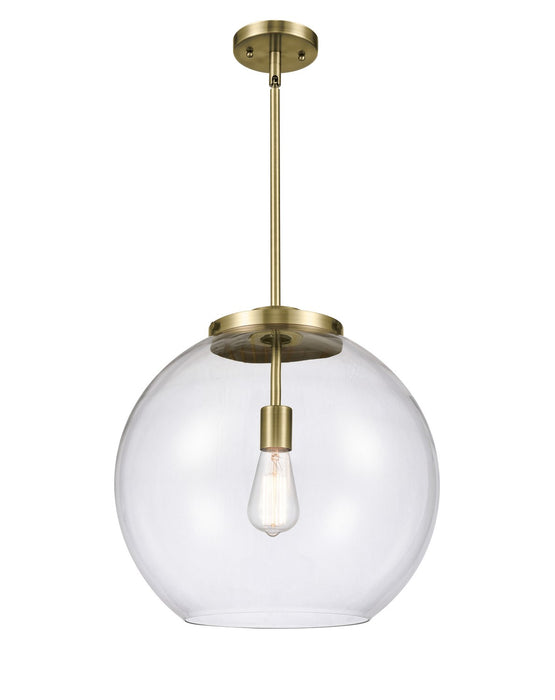 Innovations 221-1S-AB-G122-16-LED LED Pendant, Antique Brass