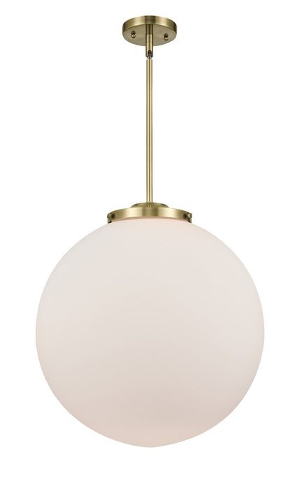 Innovations 221-1S-AB-G201-18 One Light Pendant, Antique Brass