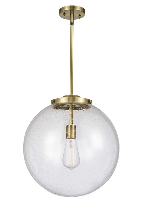 Innovations 221-1S-AB-G204-16 One Light Pendant, Antique Brass