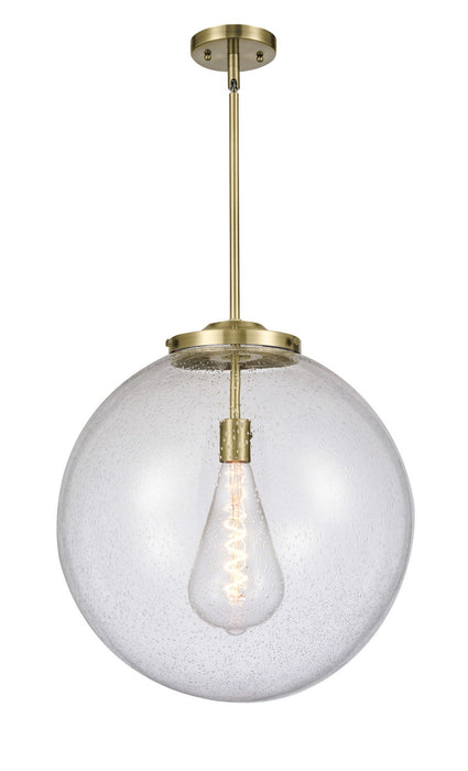 Innovations 221-1S-AB-G204-18 One Light Pendant, Antique Brass