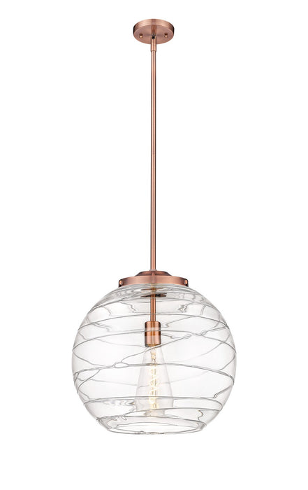 Innovations 221-1S-AC-G1213-16-BB-95-LED LED Pendant, Antique Copper