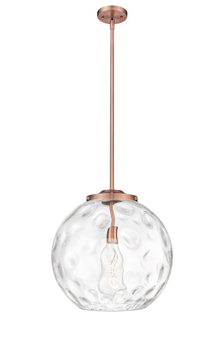 Innovations 221-1S-AC-G1215-16 One Light Pendant, Antique Copper