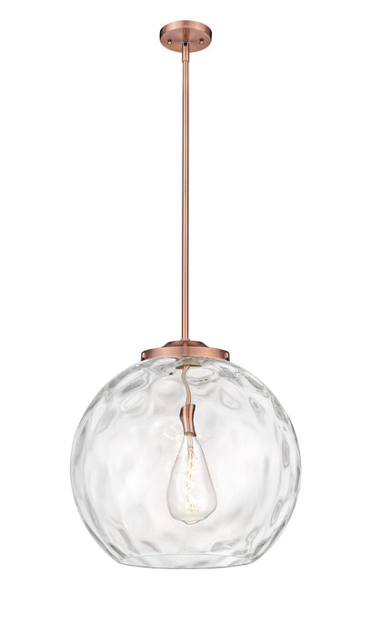 Innovations 221-1S-AC-G1215-18 One Light Pendant, Antique Copper