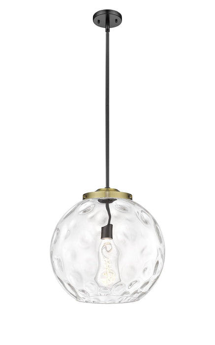 Innovations 221-1S-BAB-G1215-16 One Light Pendant, Black Antique Brass